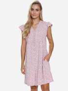 Нічна сорочка жіноча бавовняна Doctor Nap TCB.5327 L Рожева (5902701190651) - зображення 3