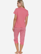 Піжама (футболка + бриджі) жіноча бавовняна Doctor Nap PM.5331 S Рожева (5902701191344) - зображення 4