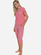 Piżama (T-shirt + bryczesy) damska Doctor Nap PM.5331 L Różowa (5902701191368) - obraz 3