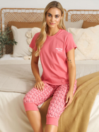Піжама (футболка + бриджі) жіноча бавовняна Doctor Nap PM.5331 XXL Рожева (5902701194956) - зображення 6