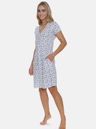 Нічна сорочка жіноча бавовняна Doctor Nap TCB.5335 XL Синя (5902701191252) - зображення 3