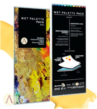 Zestaw akcesoriów do malowania Scale 75 Wet Palette Pack Arkusze mokrego papieru 50 szt + Arkusz białego materiału chłonnego (8435635303134) - obraz 3