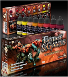 Zestaw farb akrylowych Scale 75 Fantasy & Games Paint Creatures From Hell 8 x 17 ml (8412548267807) - obraz 3