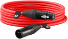 Kabel Rode XLR - XLR 6 m Red (RODE XLR6M-R) - obraz 1
