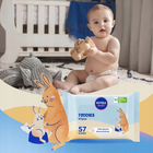 Серветки Nivea Baby Біорозкладні Toddies 57 шт (9005800369235) - зображення 4