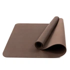 Коврик для йоги и фитнеса EVA (йога мат, каремат спортивный) 100х50 см OSPORT Yoga Pro Micro 3мм (OF-0244) Коричневый
