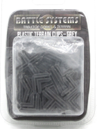 Zestaw konektorów dla modeli składanych Battle Systems Tabletop Games & Terrain Plastic Clips Gray (5060660092543) - obraz 3