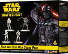 Zestaw figurek do złożenia i pomalowania Atomic Mass Games Star Wars Shatterpoint Fear and Dead Men Darth Vader 4 szt (0841333123598) - obraz 1