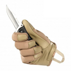 Стрелковые, тактические перчатки M-Tac Police Khaki (Хаки) Размер XL - изображение 5