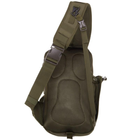 Рюкзак тактический (Сумка-слинг) с одной лямкой SILVER KNIGHT YQS-005 (нейлон размер 43х24х11см Оливковый - изображение 4