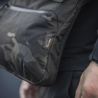Сумка на плече однолямкова тактична M-Tac Konvert Bag Elite Multicam Black/Black (Чорний Мультикам) - зображення 4