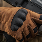 Тактические перчатки со встроенной защитой M-Tac Assault Tactical Mk.6 Coyote (Койот) Размер M - изображение 11