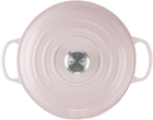 Brytfanna żeliwna z pokrywką Le Creuset Gourmet Professional Pot Round Różowy 26 cm (21180267774430) - obraz 4
