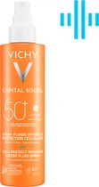 Сонцезахисний водостійкий спрей-флюїд Vichy Capital Soleil для тіла SPF50+ 200 мл (3337875810869)