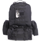 Рюкзак тактический штурмовой трехдневный SILVER KNIGHT TY-213 размер 50х34х15см 26л Черный - изображение 2