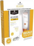 Zestaw Heliocare 360 Oil Free Żel do skóry mieszanej i tłustej SPF 50 ml + Spray przeciwsłoneczny SPF 50 75 ml (8436574363449) - obraz 1