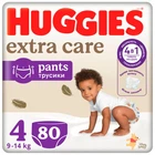 Подгузники Huggies Extra Care Размер 4 (9-14 кг) Pants Box 80 шт (5029053582405) (197494)