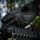 Стрелковые, тактические перчатки с манжетами-резинками Assault Tactical Mk.8 Black (Черные) Размер M - изображение 6