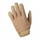 Стрелковые, тактические перчатки M-Tac Police Khaki (Хаки) Размер M - изображение 4