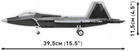 Klocki Cobi Armed Forces Raptor Lockheed F-22 695 elementów (5902251058555) - obraz 9