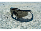 Защитные баллистические очки с сменными линзами Wiley X Saber Advanced, серые, прозрачные, оранжевые линзы в черной оправе - изображение 5