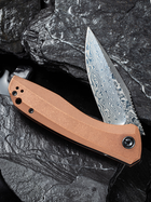 Нож складной Liner Lock Civivi C801DS Baklash beige 206 мм - изображение 5