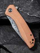 Нож складной Liner Lock Civivi C801DS Baklash beige 206 мм - изображение 6