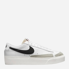 Tenisówki damskie skórzane na grubej podeszwie Nike Blazer Low Platform DJ0292-101 36.5 (6US) 23 cm Białe (195237087563) - obraz 1