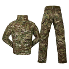 Тактична Військова Форма Убакс Ubacs RipStop Тактичний костюм З М'якими Вставками XL Мультикам - зображення 9