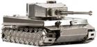 Коллекционная модель-конструктор Metal Time Ponderous Panzer механический танк Тигр 1 (MT020)