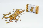 Деревянные пазлы PuzzleOK Леопард 27,9*41 см, в картонной упаковке, 120 деталей