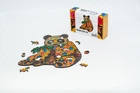 Дерев'яні пазли PuzzleOK Панда Кунг-Фу 28*31 см, в картонному пакуванні, 124 деталі