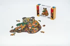 Дерев'яні пазли PuzzleOK Панда Кунг-Фу 20*22 см, в картонному пакуванні, 65 деталей