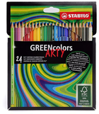 Zestaw kolorowych ołówków Stabilo Green colors Arty 24 szt (4006381547260) - obraz 1