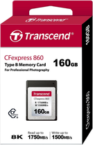 Karta pamęnci Transcend CFexpress Type A 160GB UHS-II (TS160GCFE860) - obraz 3