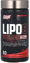 Жиросжигатель NUTREX Lipo-6 Black Ultra Concentrate 60 Капсул (853237000714)