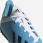 Dziecięce buty piłkarskie turfy chłopięce Adidas X 19.4 Tf J F35347 28.5 Błękitne (4061622932014) - obraz 4
