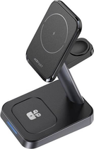 Bezprzewodowa stacja ładowania Acefast Wireless Charger 15W do iPhone, Apple Watch and Apple AirPods Black (6974316280903) - obraz 3