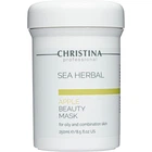 Яблочная маска для жирной и комбинированной кожи Christina Sea Herbal Beauty Mask Green Apple 250 мл
