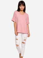Koszulka damska bawełniana BeWear B147 L/XL Różowa (5903068468810) - obraz 3