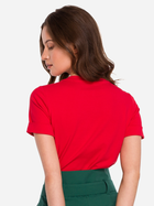 Koszulka damska bawełniana Makover K127 2XL Czerwona (5903887667722) - obraz 2