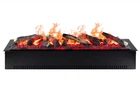 Электрокамин паровой A-Fire Cassette SF100 LOG Multicolor с настоящим 3D эффектом пламени, звуком, дровами и цветным пламенем, размер 1012x271x232