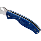 Ніж Spyderco Tenacious S35VN напівсерейтор Blue (C122PSBL) - зображення 4