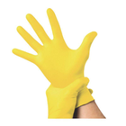 Перчатки нетрилові Mediok жовті, розмір S - зображення 1