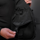 Мужская сумка Слинг 8л SR-570 Черный 53 см х 22 см х 18 см - изображение 6