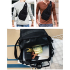 Мужская сумка Слинг 8л SR-570 Черный 53 см х 22 см х 18 см - изображение 8