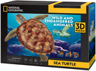Puzzle 3D CubicFun Zwierzęta zagrożone Żółw morski (6944588210809) - obraz 1