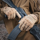 Стрелковые тактические перчатки с интегрированной защитой костяшек и липучкой на запястье M-Tac Assault Tactical Mk.5 KHAKI (Хаки) Размер S - изображение 2