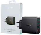 Ładowarka sieciowa AUKEY PA-T18 4 x USB Quick Charge 3.0 42W Black - obraz 3