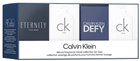 Zestaw miniaturek męskich Calvin Klein Woda toaletowa Eternity 10 ml + CK One 2 x 10 ml + Defy 5 ml (3616304254222) - obraz 3